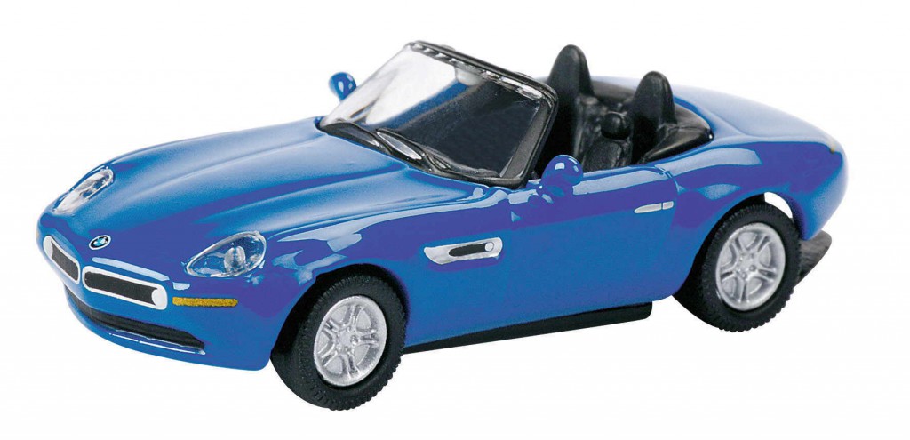 Schuco 25411 BMW Z8 Roadster sötétkék