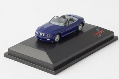 Herpa 363488 Jahresmodell 1995 BMW Z3 sötétkék